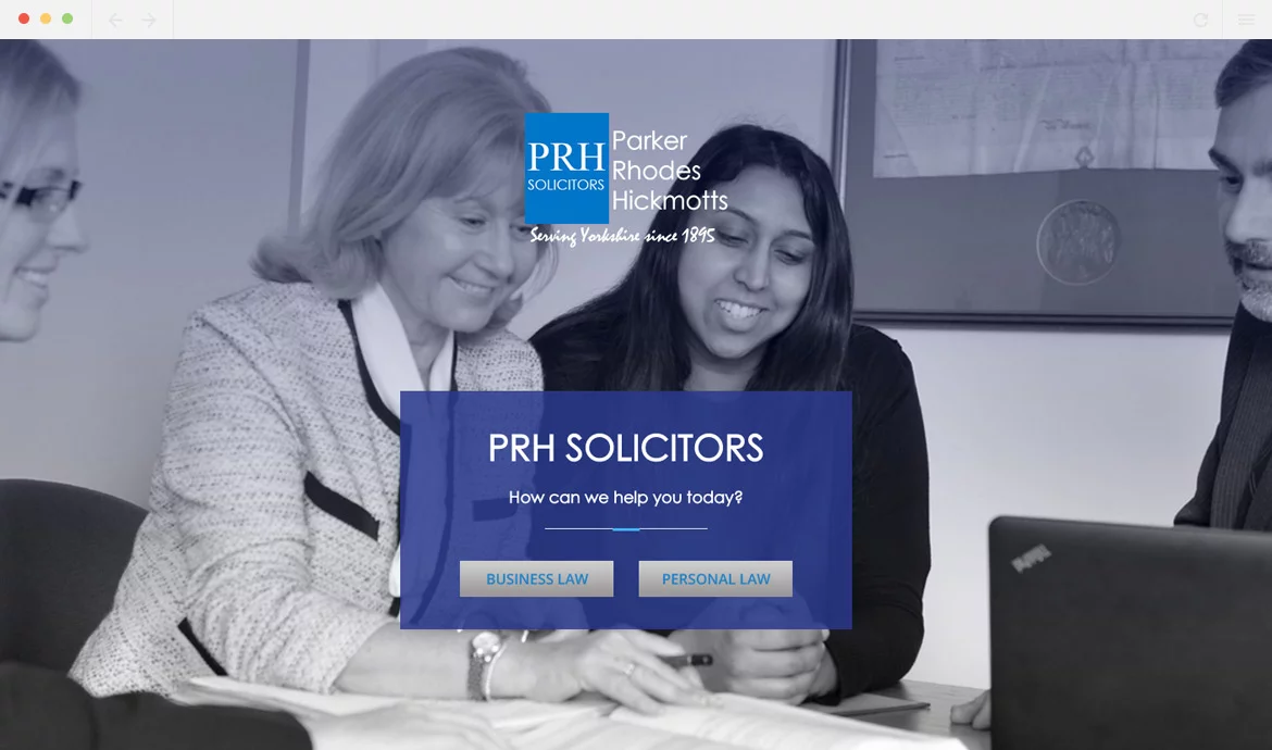 PRH Solicitors Homepage