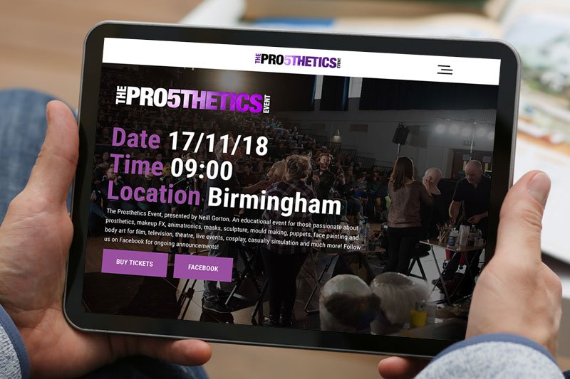 The Prosthetics Event on iPad